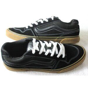 Vans Men's Caldrone Suede Mesh Black Gum Bottom Skate Shoes sizes NIB